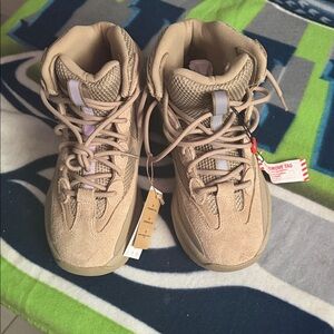 Adidas Beige High-Top Sneakers